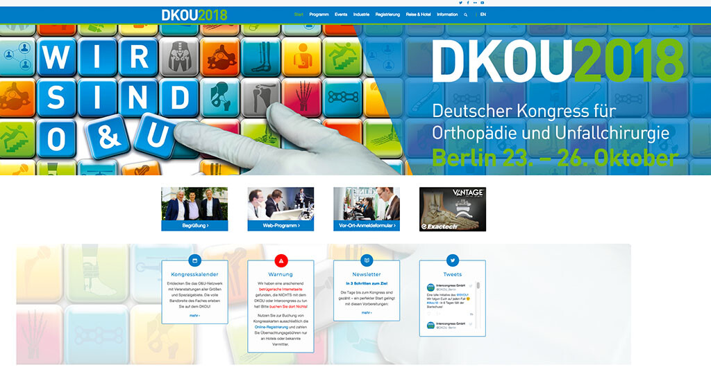 DKOU 2018: Kongress für Orthopädie und Unfallchirurgie - MedMix